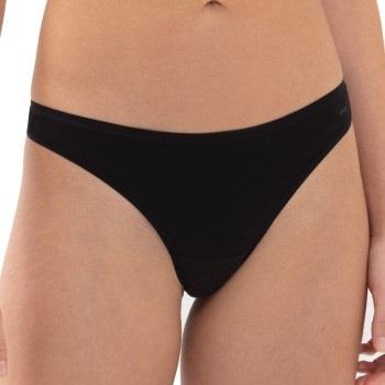 Mey Superfine Organic String Schwarz Baumwolle 38 Damen