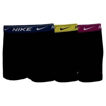 Nike 9P Ultra Comfort Boxer Brief Schwarz/Gelb Small Herren