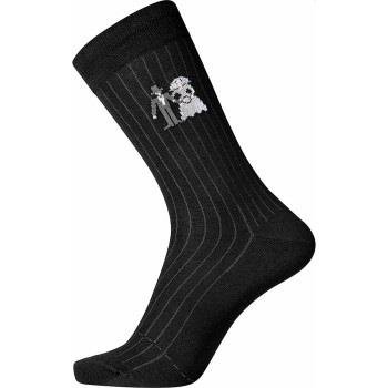 Egtved Cotton Wedding Sock Schwarz Gr 45/48 Herren