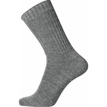 Egtved Wool Ribbed Sock Hellgrau Gr 45/48