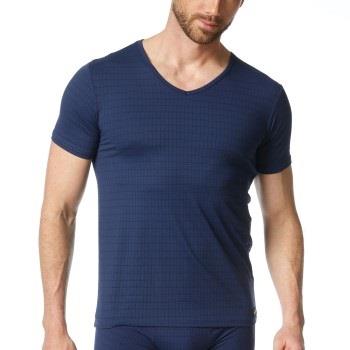 Bruno Banani Check Line 2 0 V-Shirt Marine Polyamid Small Herren