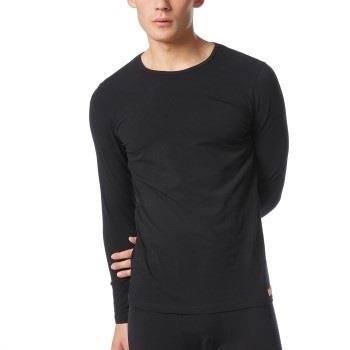 Bruno Banani Warm Up Longshirt Schwarz Baumwolle Small Herren