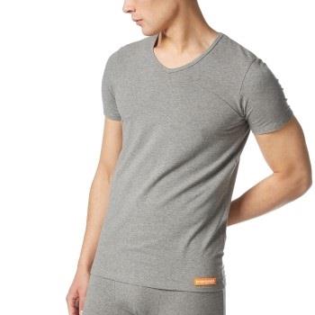 Bruno Banani Warm Up V-Shirt Grau Baumwolle Small Herren