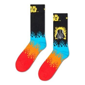 Happy Socks Star Wars Dart Vader Sock Schwarz gemustert Baumwolle Gr 4...