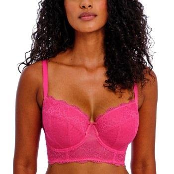 Freya BH Fancies Underwire Longline Bra Knallrosa D 80 Damen