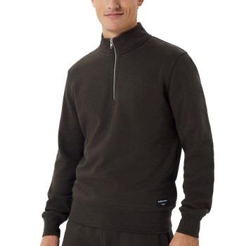 Björn Borg Centre Half Zip Sweatshirt Olive Medium Herren