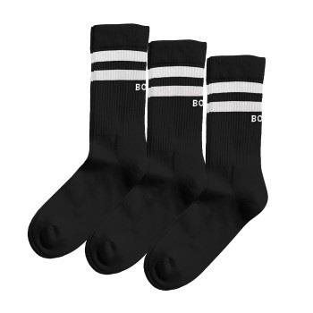 Björn Borg 3P Core Crew Sock Schwarz/Weiß Baumwolle Gr 41/45 Herren