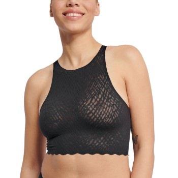 Sloggi BH ZERO Feel Bliss Crop Top Schwarz Small Damen