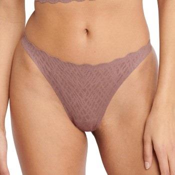 Sloggi ZERO Feel Bliss String Brief Braun Small Damen