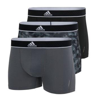 adidas 3P Sport Trunk Grau/Schwarz Polyester Small Herren