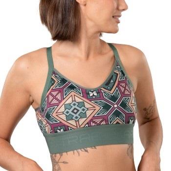 Kari Traa BH Fröya Wool Sports Bra Grün Polyester Small Damen