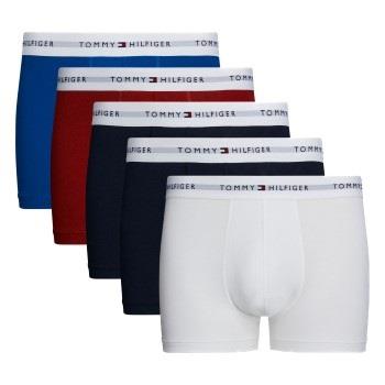 Tommy Hilfiger 5P Signature Cotton Essential Trunk Blau/Rot Baumwolle ...