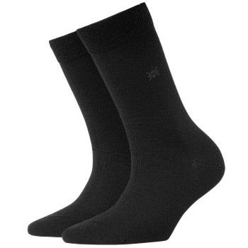 Burlington Bloomsbury Wool Sock Schwarz Gr 36/41 Damen