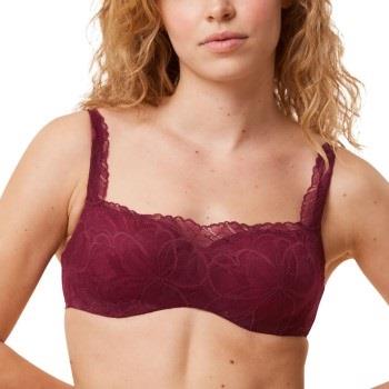 Triumph BH Body Make-Up Illusion Lace Balconette Weinrot B 70 Damen