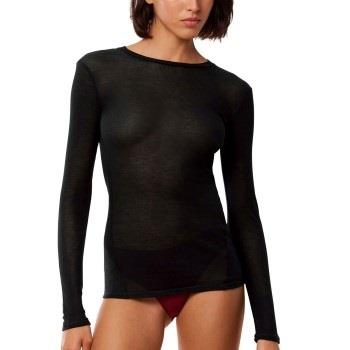 Triumph Beauty Layers Long Sleeve Top Schwarz Lyocell Small Damen