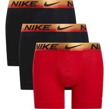 Nike 3P Everyday Essentials Micro Boxer Brief Orange/Rot Polyester Sma...