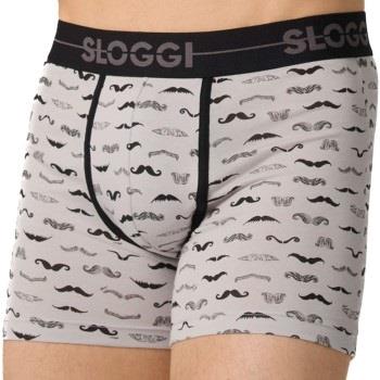 Sloggi 2P Men GO Movember Short Schwarz/Weiß Baumwolle Medium Herren