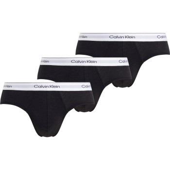 Calvin Klein 3P Modern Cotton Stretch Hip Briefs Schwarz Baumwolle Sma...