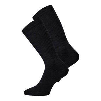 Resteröds 2P Tennis Socks Schwarz Gr 40/45 Herren