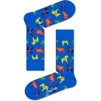 Happy Socks Dala Horse Sock Blau Baumwolle Gr 36/40 Herren