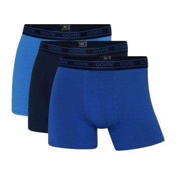 Dovre 3P Organic Cotton Boxers Blau Muster Ökologische Baumwolle Small...