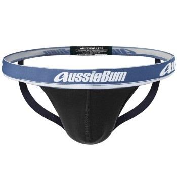 aussieBum 3P WJ Pro Jock Schwarz Baumwolle Small Herren