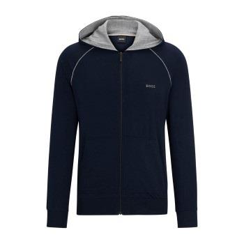 BOSS Mix and Match Hooded Jacket Dunkelblau Baumwolle Small Herren