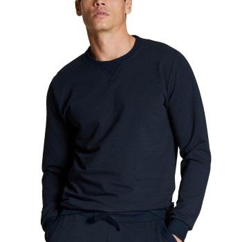 Calida Circular Lounge Sweat-Shirt Dunkelblau Baumwolle Small Herren