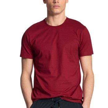 Calida Remix Basic T-Shirt Dunkelrot Baumwolle Small Herren