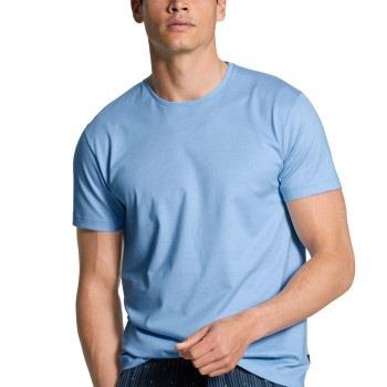 Calida Remix Basic T-Shirt Hellblau Baumwolle Small Herren