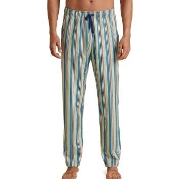 Calida Remix Sleep Weekend Pants Blau/Braun Baumwolle Small Herren