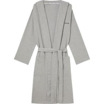 Calvin Klein Modern Cotton Lounge Robe Grau L/XL Herren