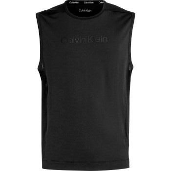 Calvin Klein Sport Logo Tank Top Schwarz Polyester Small Herren