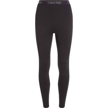 Calvin Klein Sport Ribbed 7/8 Leggins Schwarz Polyester Medium Damen