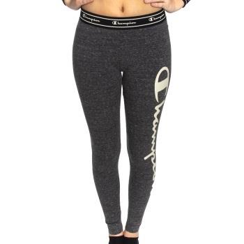 Champion Women Leggings Big Logo Grau Baumwolle Small Damen