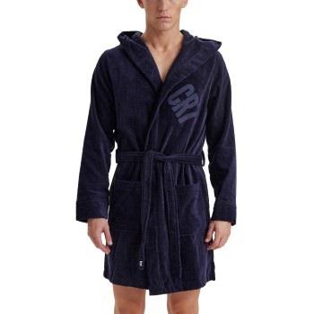 CR7 Cristiano Ronaldo Cotton Bathrobe Navy Baumwolle Small Herren