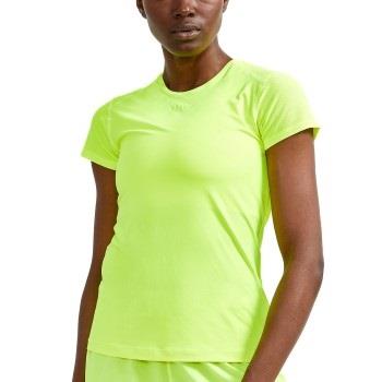 Craft ADV Essence SS Slim Tee W Limegreen Polyester Small Damen