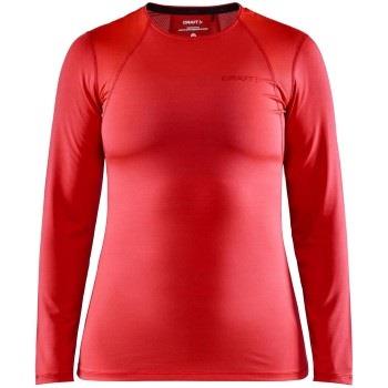 Craft Essence LS Tee Women Rot Polyester Small Damen