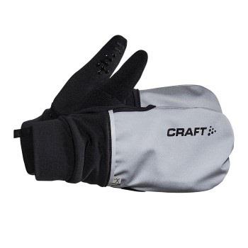 Craft Hybrid Weather Glove Schwarz/Grau Polyester XXS (6)