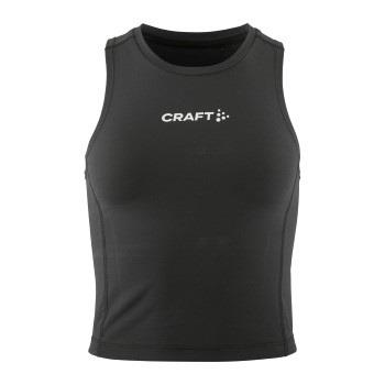 Craft Rush 2 0 Crop Singlet W Schwarz Small Damen