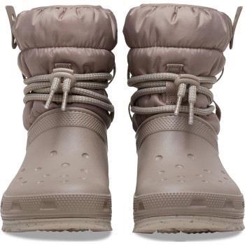 Crocs Classic Neo Puff Luxe Boot W Hellbraun US W6 (EU 36-37) Damen