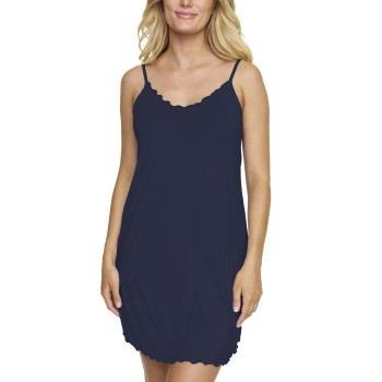 Damella Bamboo Nightdress Without Sleeves Marine Bambus Small Damen