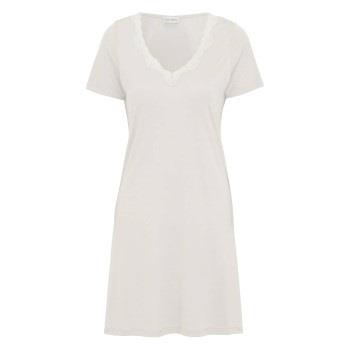 Damella Silk Nightdress SS Elfenbein Seide Small Damen