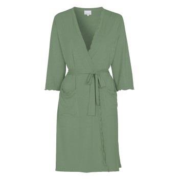 Damella Viscose Plain Wave Robe Hellgrün Bambus Small Damen