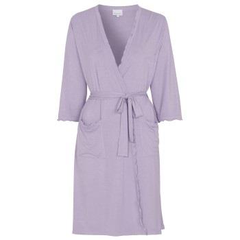 Damella Viscose Plain Wave Robe CL2 Lavendel Bambus Small Damen