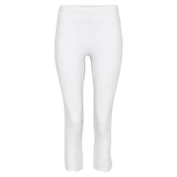 Decoy Capri Leggings Weiß Ökologische Baumwolle Small Damen