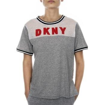 DKNY Spell It Out SS Tee Grau Small Damen