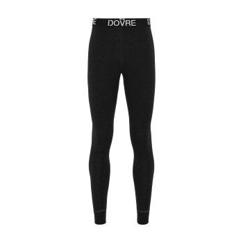 Dovre Organic Wool Long Johns Schwarz Merinowolle Small Herren