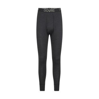 Dovre Wool Long Johns Dunkelgrau Merinowolle Small Herren