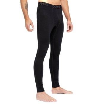 Dovre Wool Long Johns Single Schwarz Wolle Small Herren